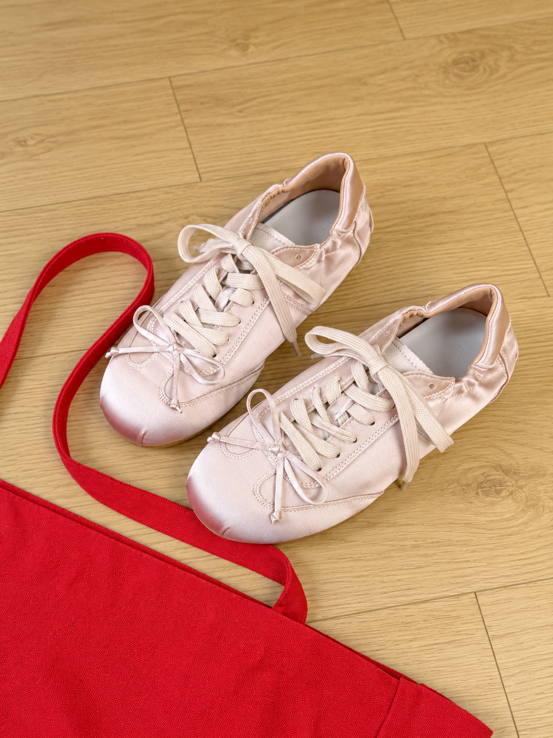 Sofia Satin Ballet Sneaker