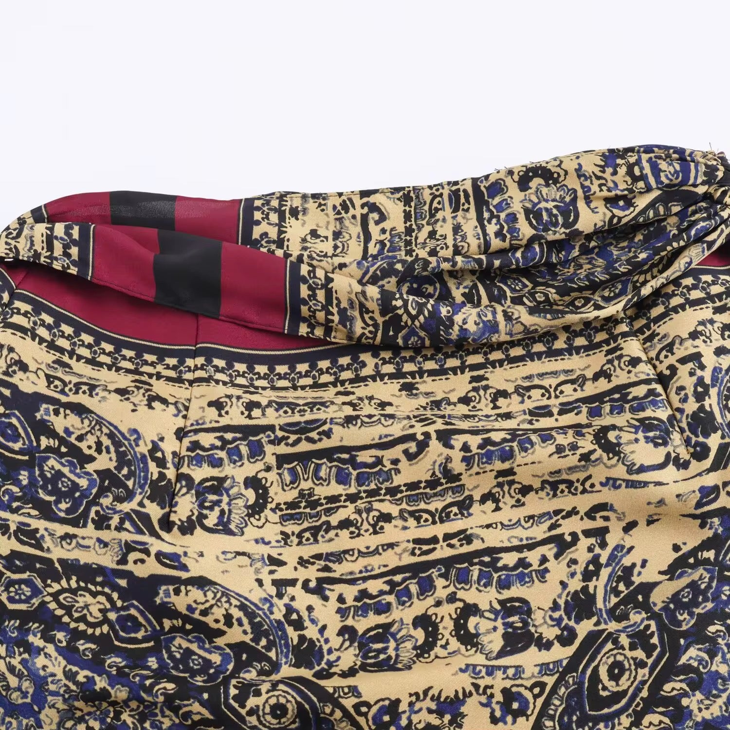 The Baroque Scarf Wrap Skirt 