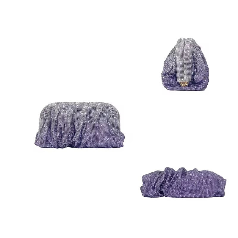Crystal Ombré Clutch Bag