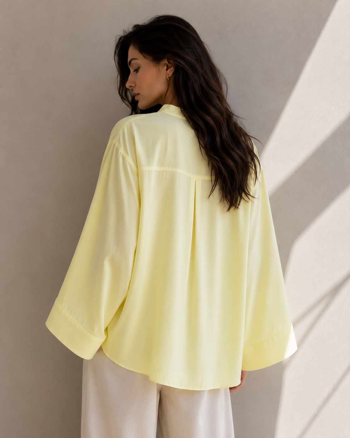 Lemon Tie-Front Kimono Top