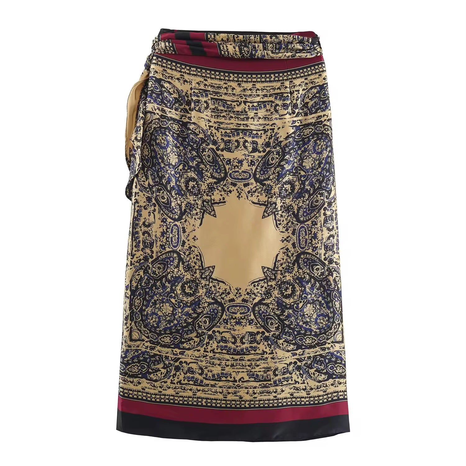 The Baroque Scarf Wrap Skirt 