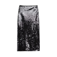 Aurelia Sequin Midi Skirt