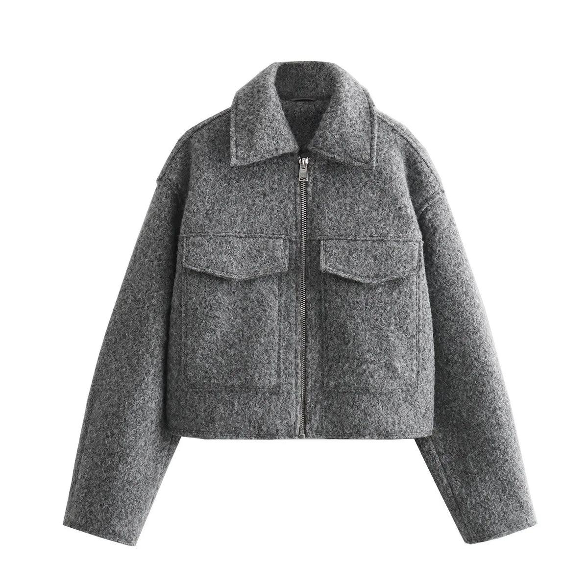 Gigi Woollen Collar Jacket