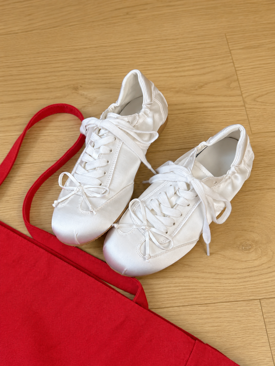 Sofia Satin Ballet Sneaker