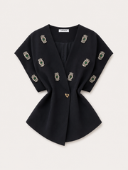 Helena Embellished Sinch Top
