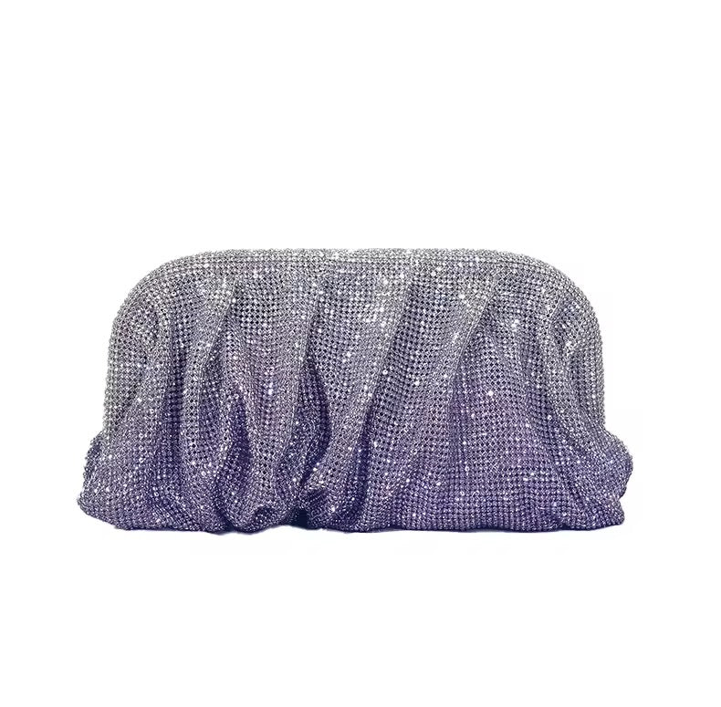 Crystal Ombré Clutch Bag
