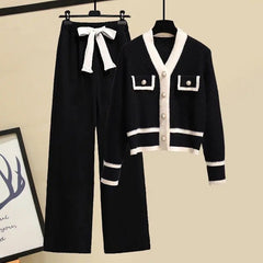 Kathy Knitted Sweater With Pants Set