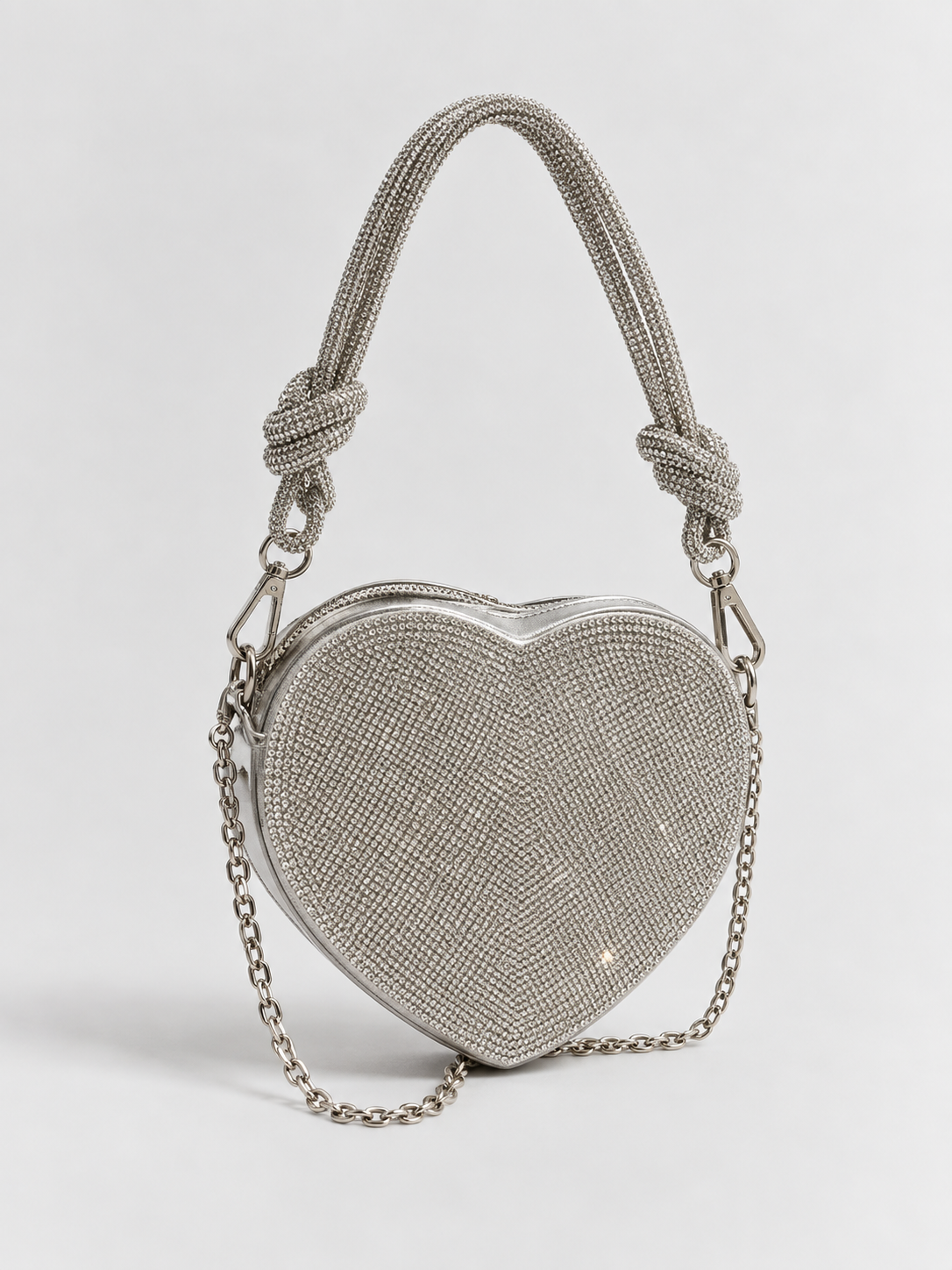 Bling Heart Hand Bag