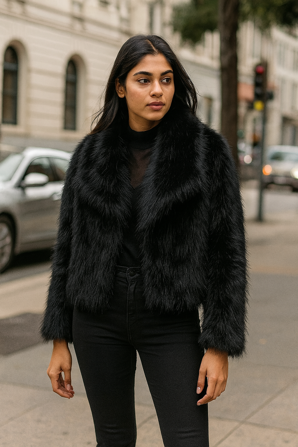 Jess Luxe Faux Fur Coat