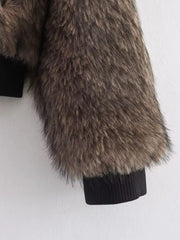 Soho Fur Bomber Jacket