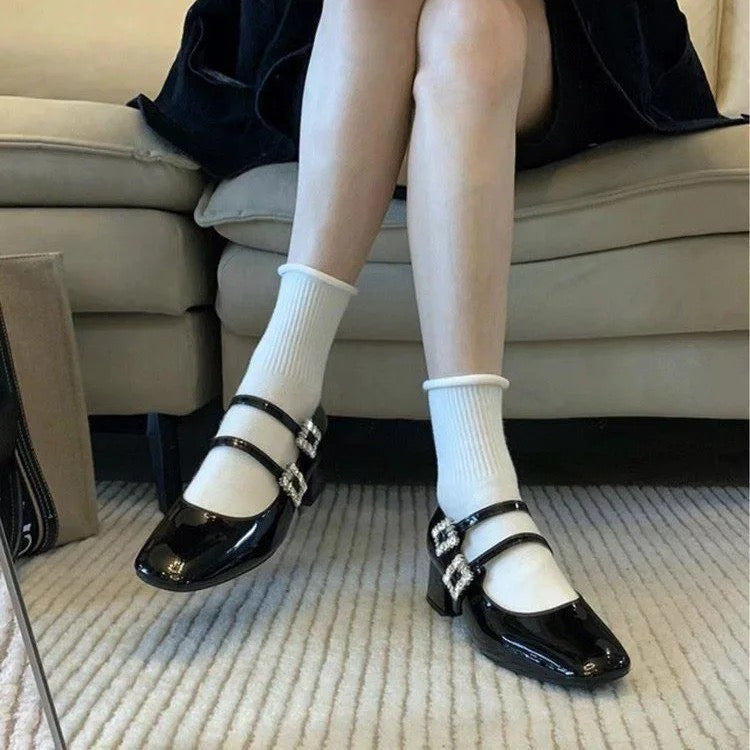 Embellish Mary Jane Heels
