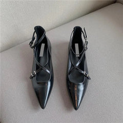 Olga Leather Flats