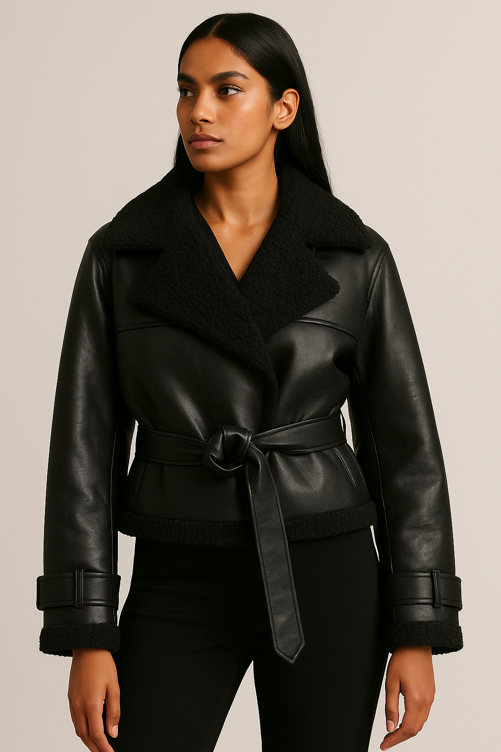 Biker Fur Leather Jackets