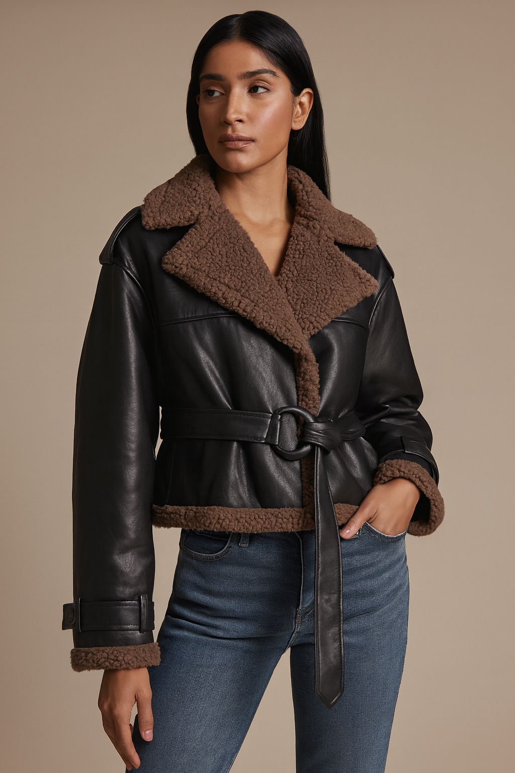 Biker Fur Leather Jackets