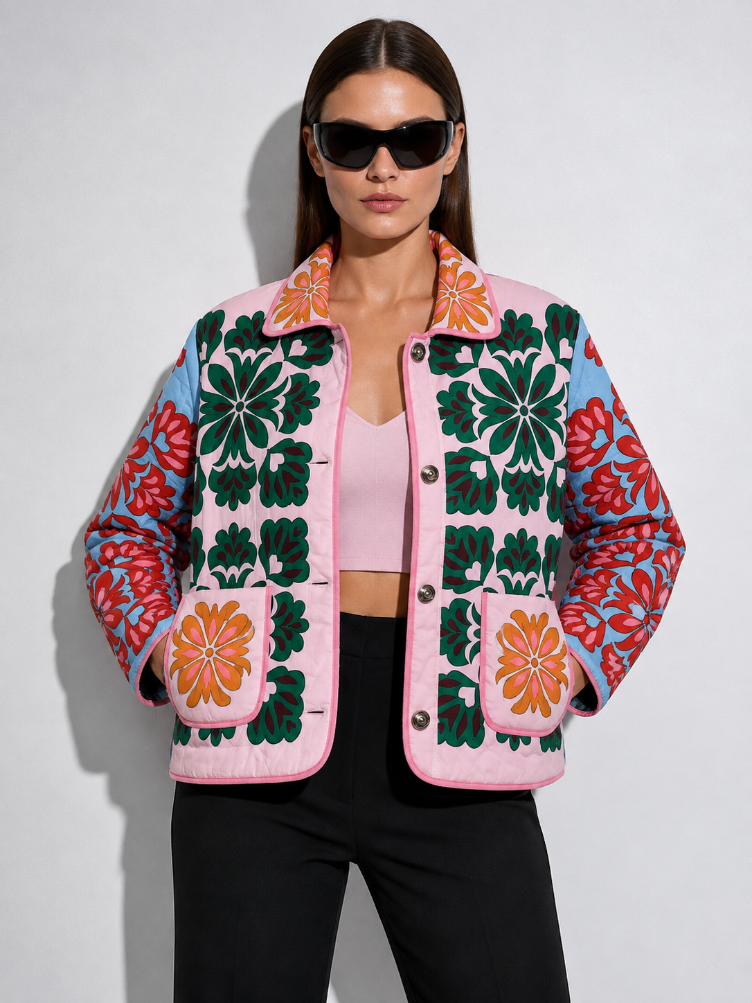 Floral Quilted Jacket