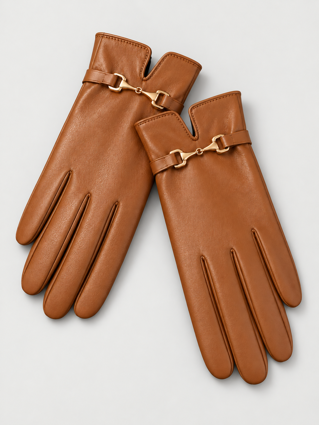 Verona Horsebit Fleece-Lined Winter Gloves