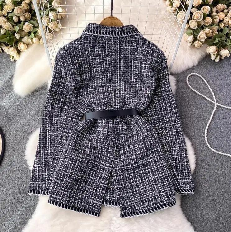 Charlotte Tweed Blazer - Label Frenesi Fashion