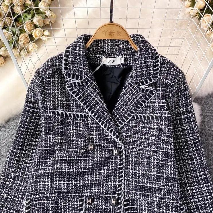 Charlotte Tweed Blazer - Label Frenesi Fashion