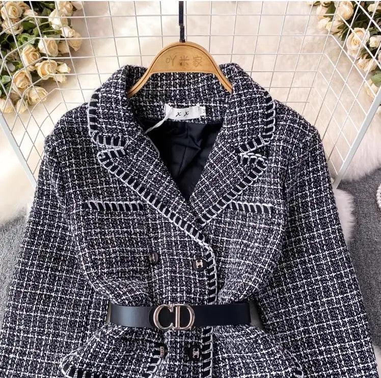 Charlotte Tweed Blazer - Label Frenesi Fashion