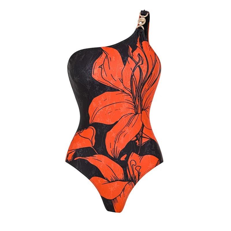 Dahlia Swimsuit with Sarong - Label Frenesi Fashion