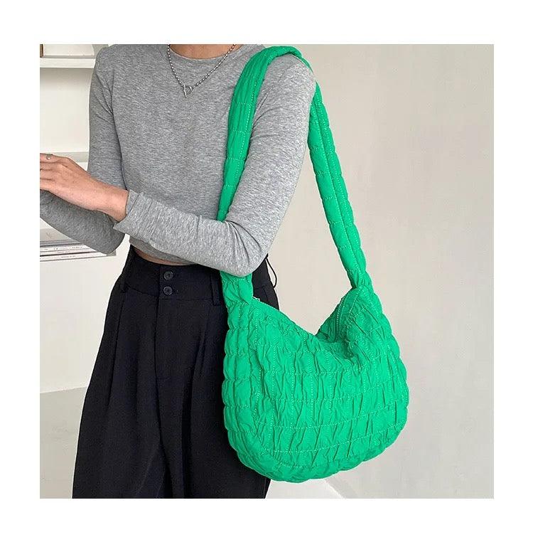 Fallon Quilted Hobo Bag - Label Frenesi Fashion