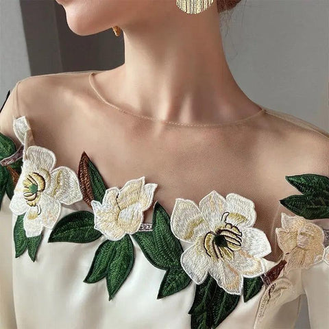 Jamie Bubble Sleeve Floral Blouse - Label Frenesi Fashion