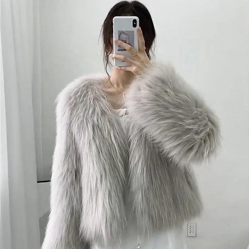 Lola Fur Coat Jacket - Label Frenesi Fashion