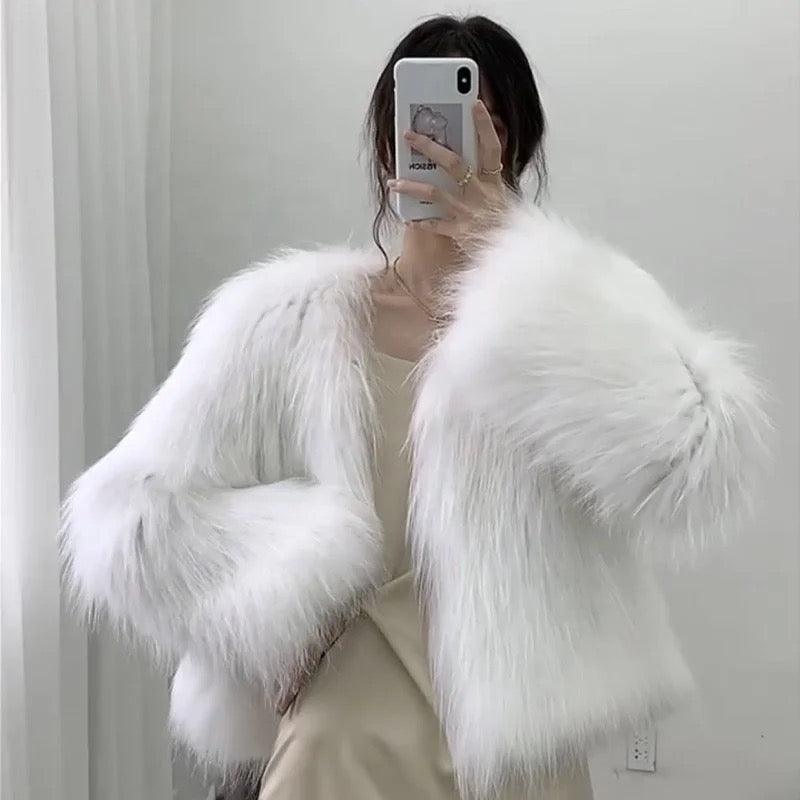 Lola Fur Coat Jacket - Label Frenesi Fashion