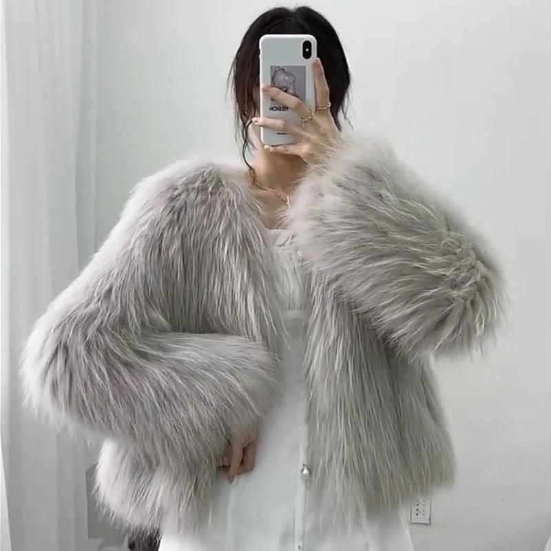 Lola Fur Coat Jacket - Label Frenesi Fashion