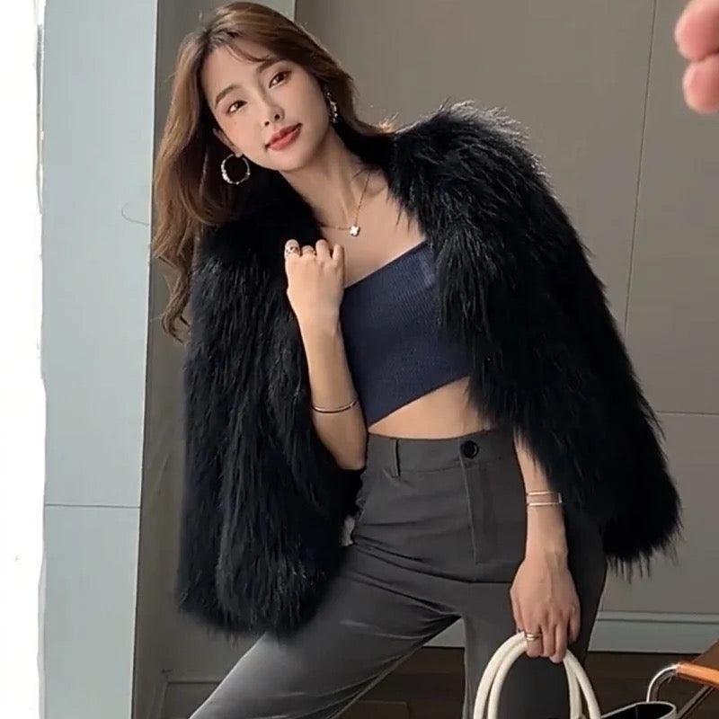 Lola Fur Coat Jacket - Label Frenesi Fashion