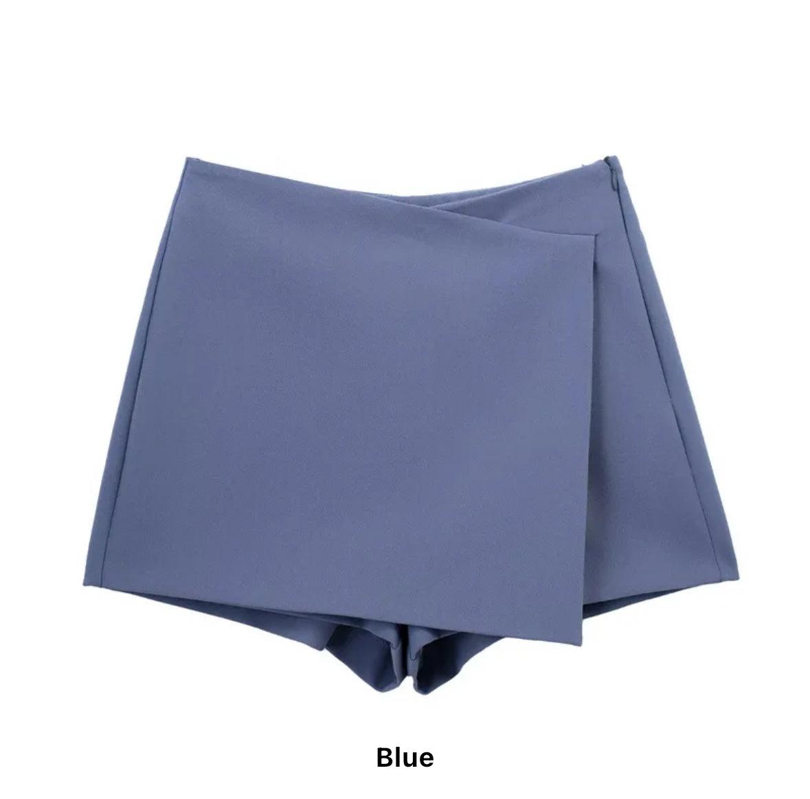 Lola Solid Skorts - Label Frenesi Fashion