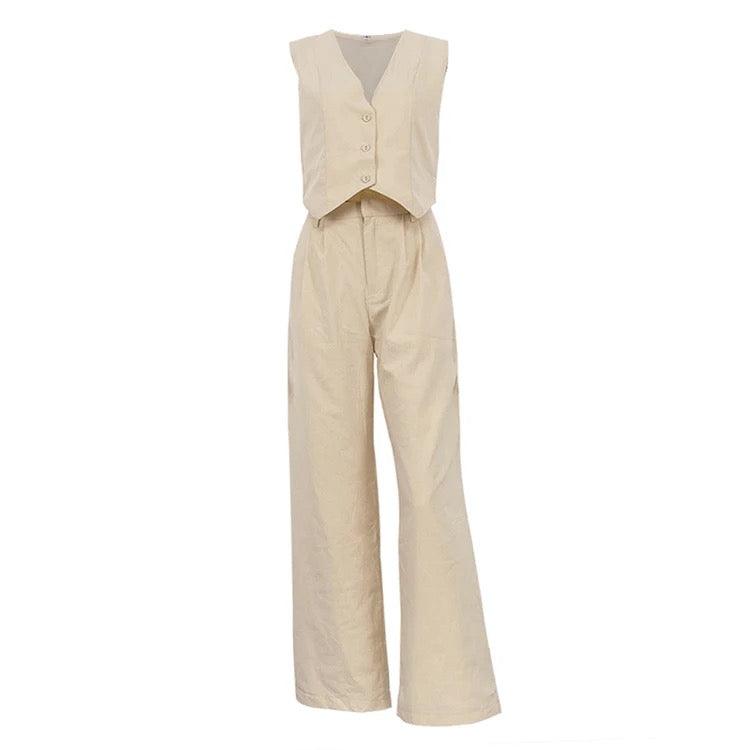 Lola Waistcoat & Pants Set - Label Frenesi Fashion