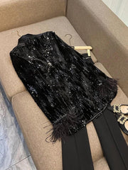 Lopez Sequin Blazer - Label Frenesi Fashion