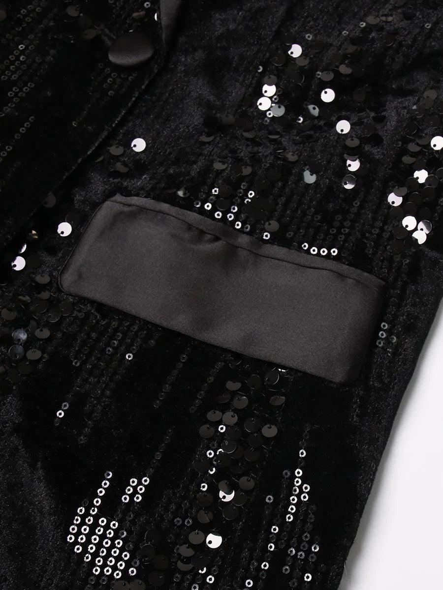 Lopez Sequin Blazer - Label Frenesi Fashion