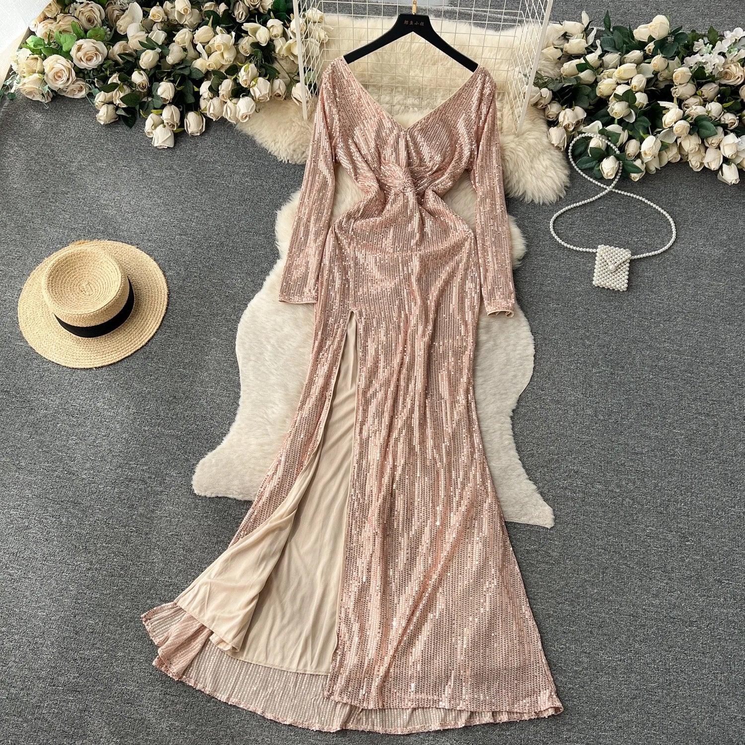 Mallory Sequin Dress - Label Frenesi Fashion