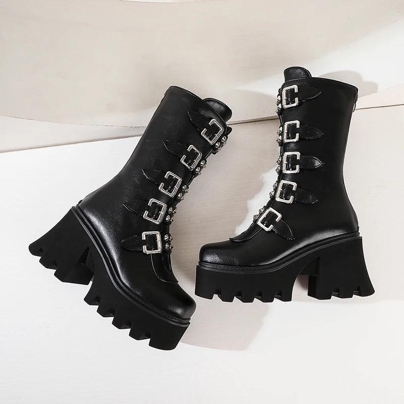 Maxim Chunky Boots - Label Frenesi Fashion
