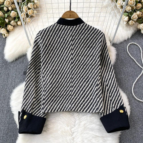 Nolan Striped Blazer - Label Frenesi Fashion