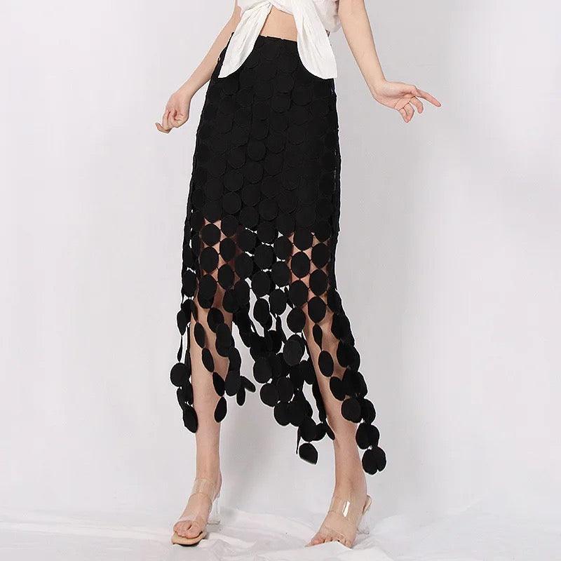 Patricia Circle Tassel Skirt - Label Frenesi Fashion