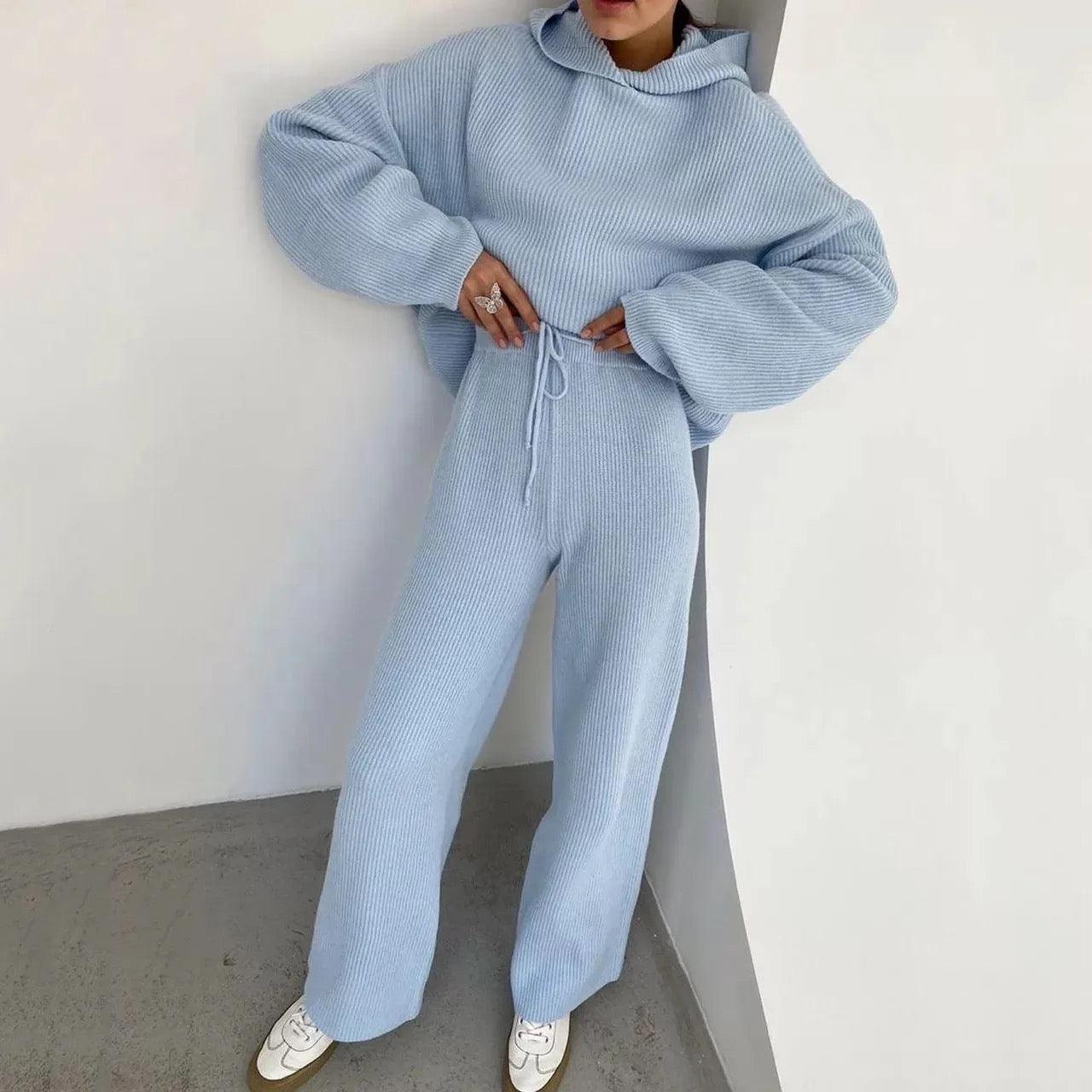 Rory Knitted Coord Track sets - Label Frenesi Fashion