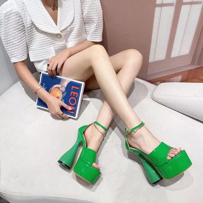 Alexia Platform Sandals - Label Frenesi Fashion