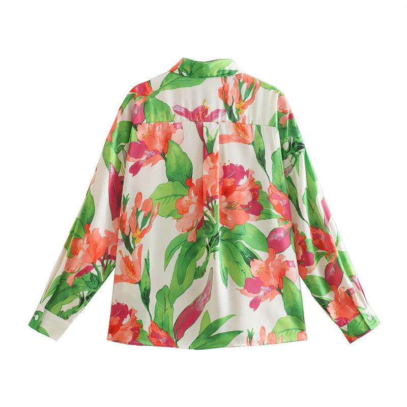 April Floral Shirt - Label Frenesi Fashion