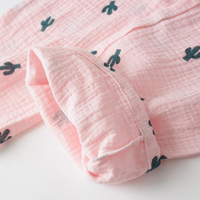 Cacti Cotton Nightsuit - Label Frenesi Fashion