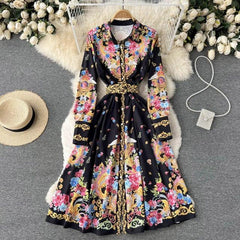 Cecil Vintage Midi Dress - Label Frenesi Fashion