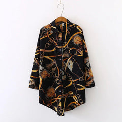 Chain Printed Shirts - Label Frenesi Fashion