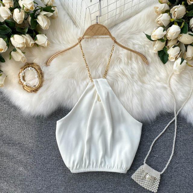 Cheril Halter Top - Label Frenesi Fashion