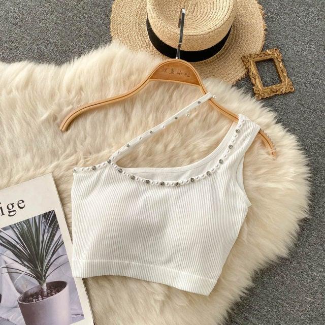 Embellished Knit Brallete - Label Frenesi Fashion