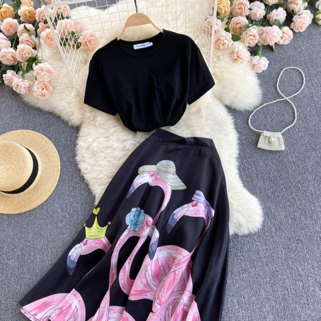 Flamingo Co-ord Sets - Label Frenesi Fashion