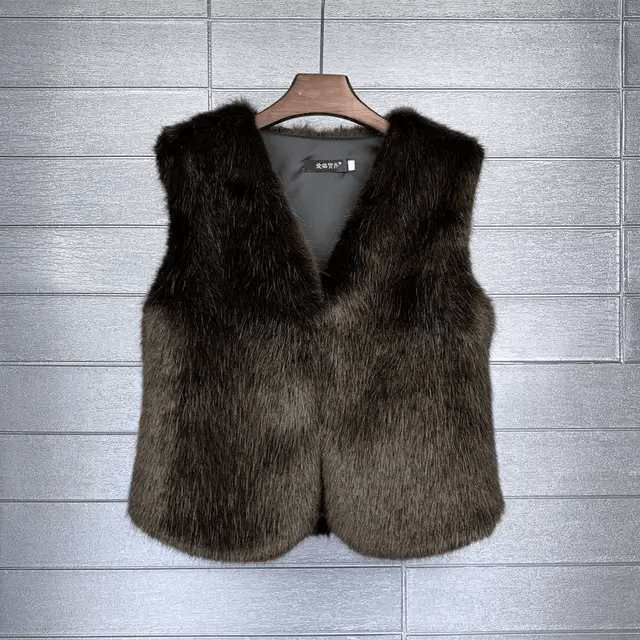 Furly Vest Jackets - Label Frenesi Fashion