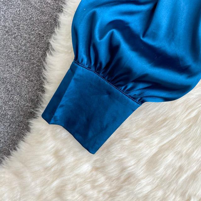 Gina Satin Tops - Label Frenesi Fashion