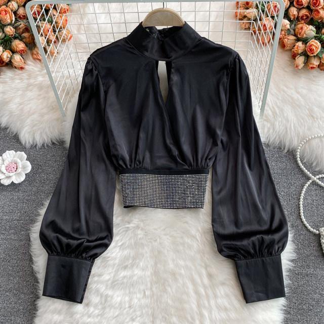 Gina Satin Tops - Label Frenesi Fashion